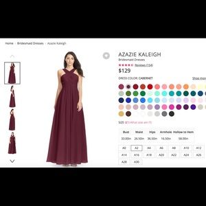 Azazie Kaleigh - Cabernet, A2